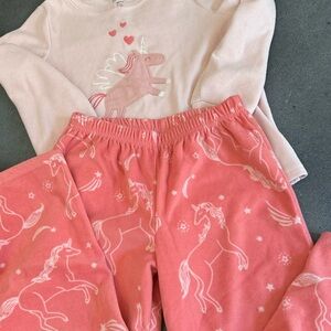 Unicorn Dreams Pink Pajama Set